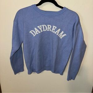 Pinque Harper Crewneck Pullover Light Blue Size Large 14